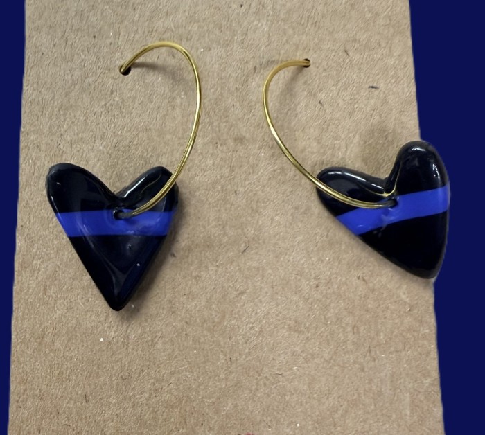 Earrings (dangle) TBL Heart